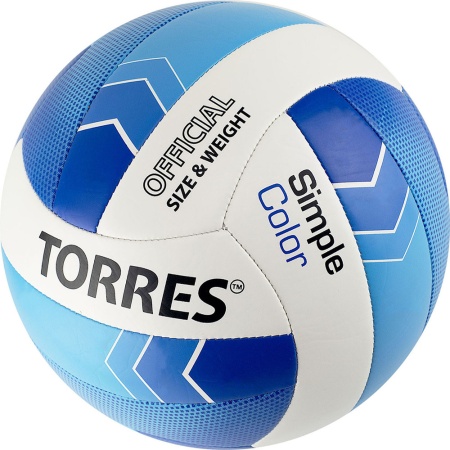 Купить Мяч волейбольный Torres Simple Color любительский р.5 в Торопеце 